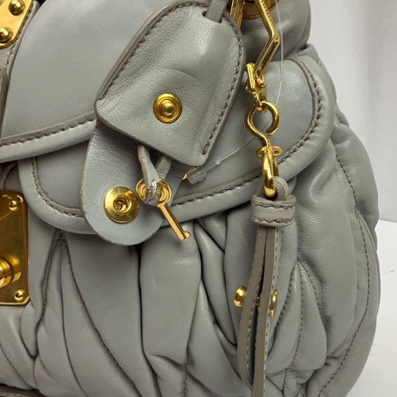 MUI MUI Metalesse leather bag 2way - Picture 2 of 16